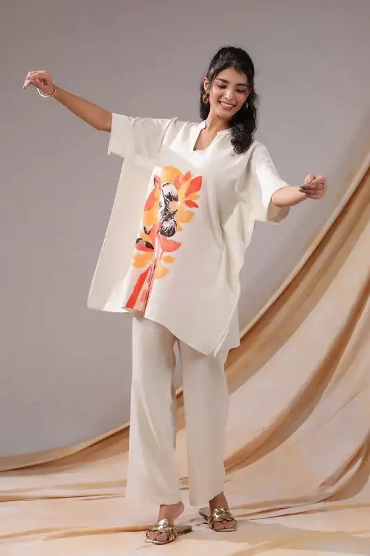 Sunset Muse tunic cotton co-ord set
