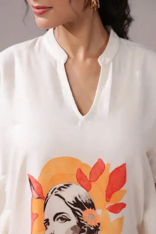 Sunset Muse tunic cotton co-ord set