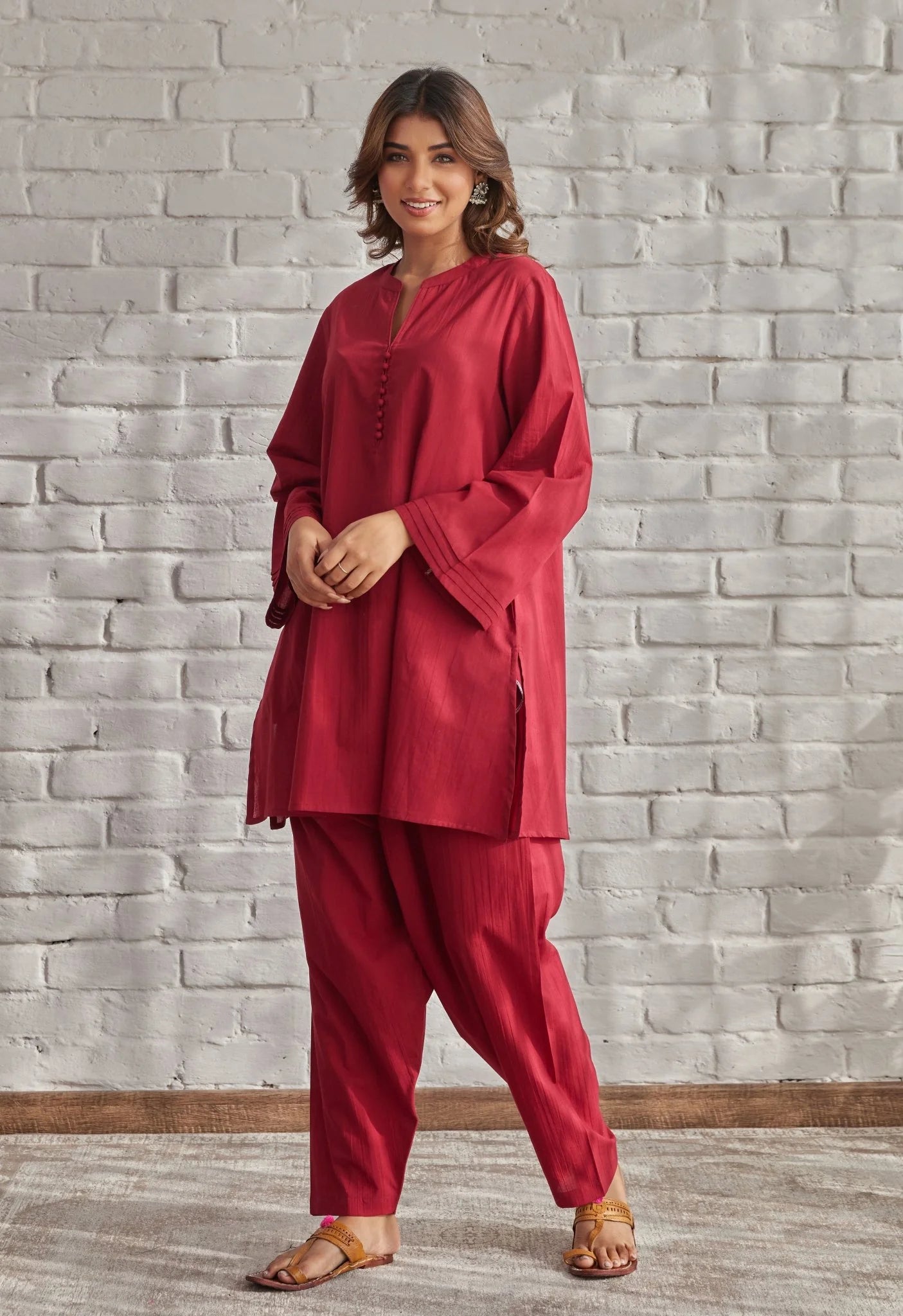 Maroon Coord Set