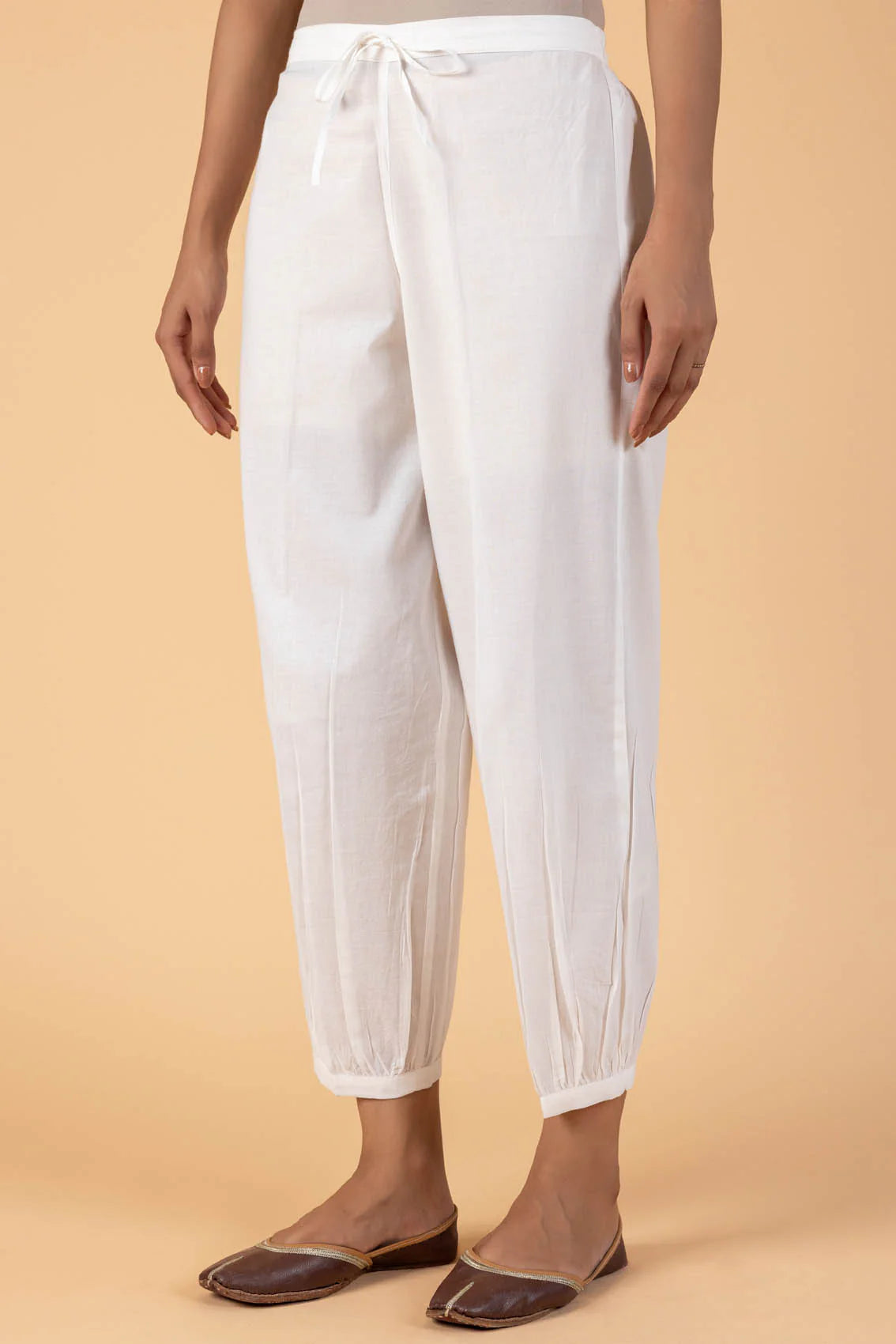 White Afghani Trousers