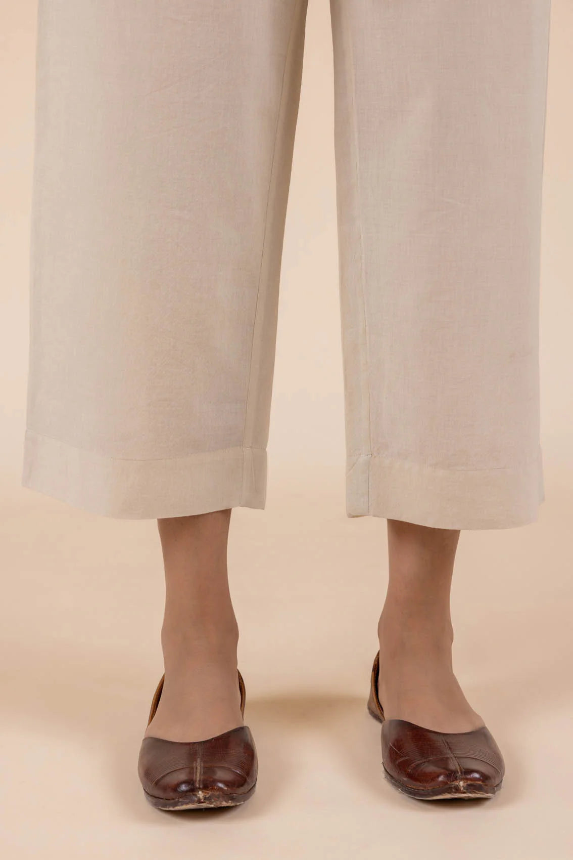 Light Beige Cambric Trouser