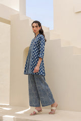 Sailing Blue Cotton Co-ord Set