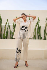 Ivory Mist Russian Silk Co-ord Set