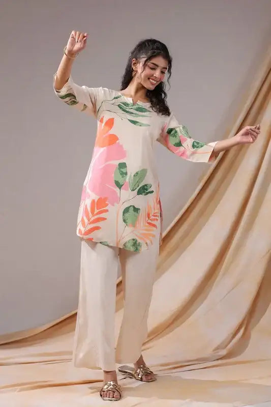 Pastel Garden Cotton co ord set
