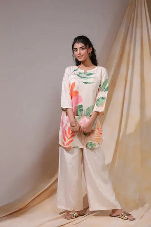 Pastel Garden Cotton co ord set