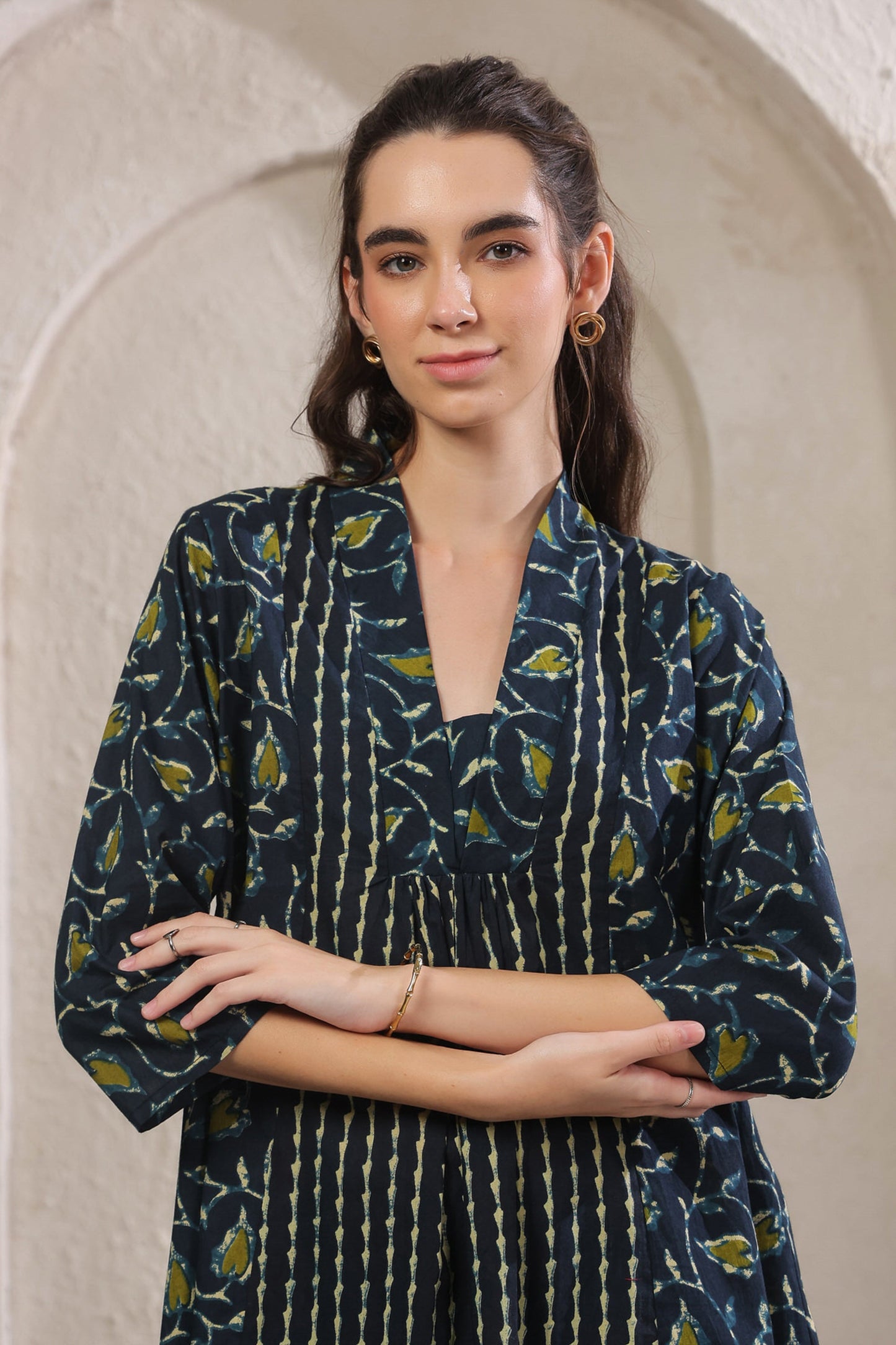 Tropical Dusk Printed Cotton Co-ord Set