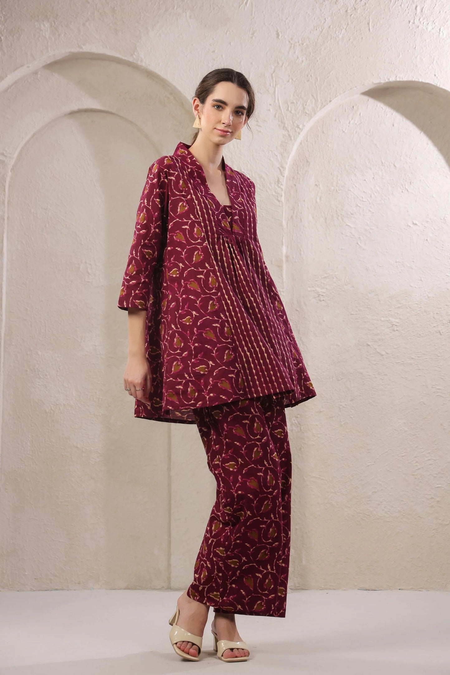 Mulberry Muse Printed Cotton Co-ord Set
