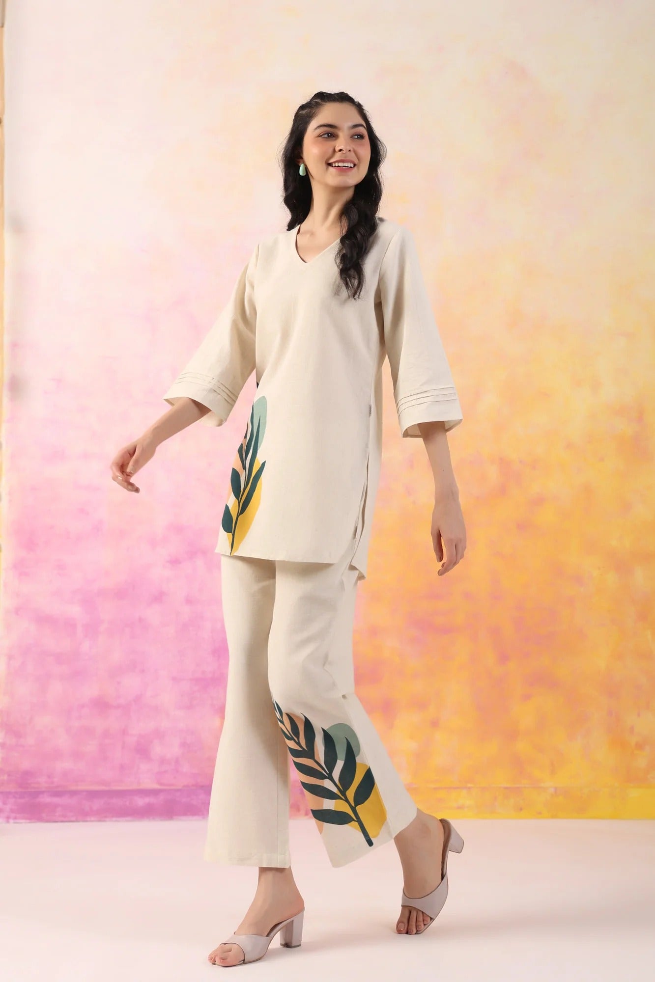 Boho Bloom Cotton Flex Co-ord Set