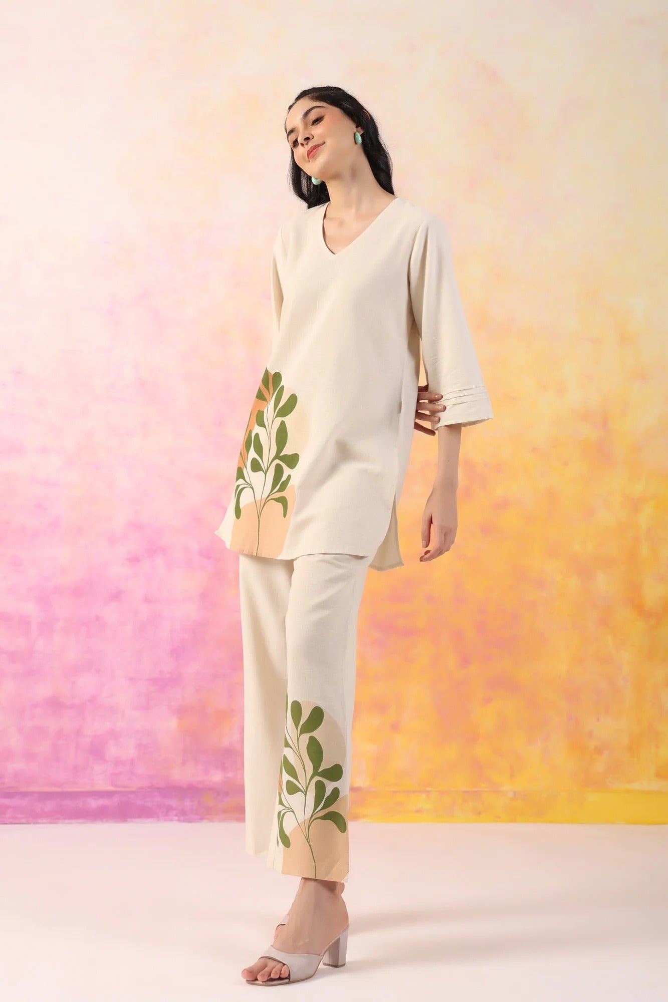 Vivid Vogue Cotton Flex Co-ord Set