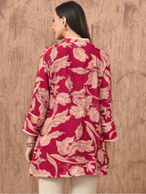 Kiasha Pink Charm Printed Tunic