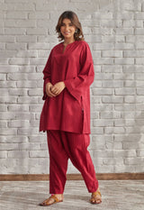 Maroon Coord Set