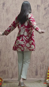 Kiasha Pink Charm Printed Tunic