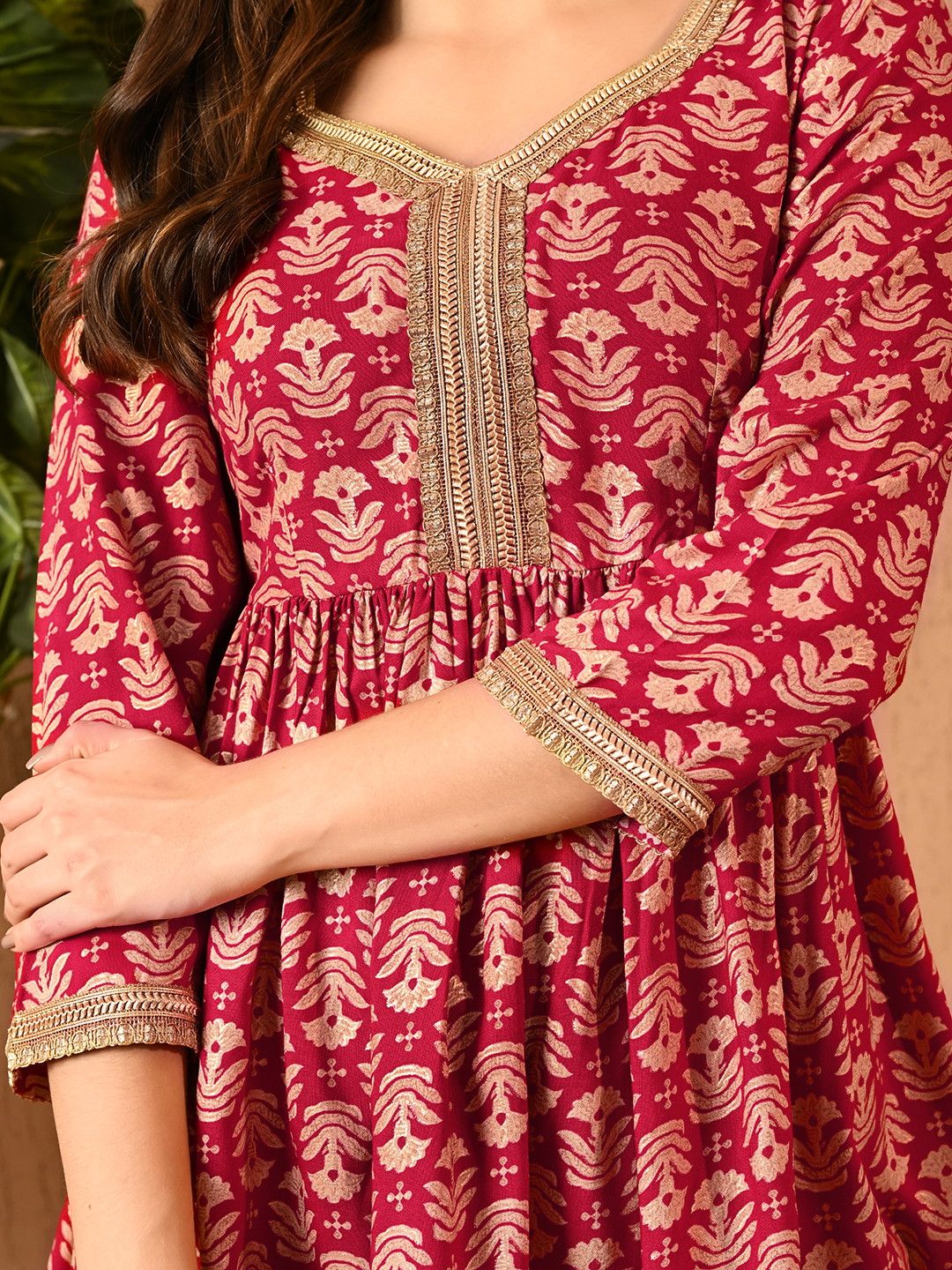 Cotton Printed Embellished Tunic